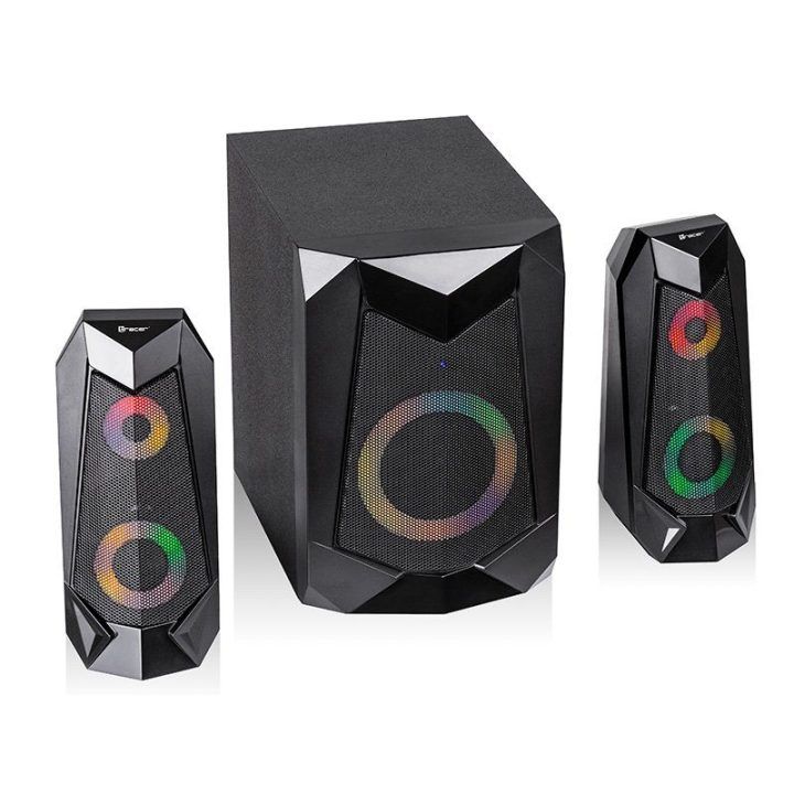 Kolonėlių sistema 2.1 su RGB apšvietimu Tracer Hi-Cube RGB Flow, 20 W