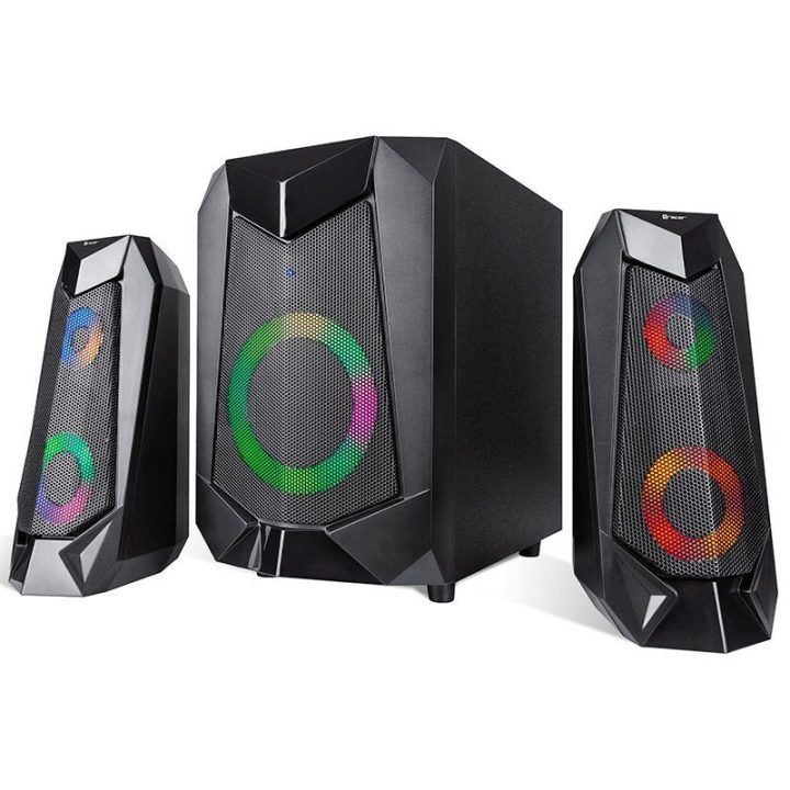 Kolonėlių sistema 2.1 su RGB apšvietimu Tracer Hi-Cube RGB Flow, 20 W