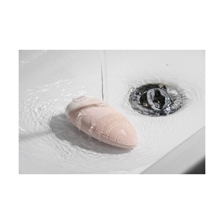 Besisukantis veido valymo šepetėlis HoMedics Blossom Mini, rožinės ir baltos spalvos