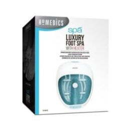 Pėdų vonelė su masažo, burbuliavimo ir šildymo funkcijomis Homedics FS-250-EU, mėlyna su balta