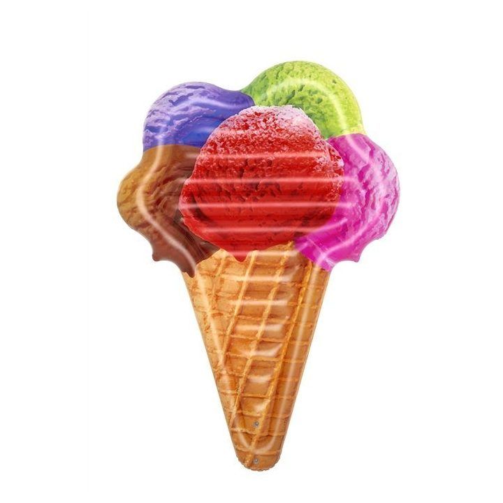 Pripučiamas vandens čiužinys ledų formos Bestway Ice-Creammat, 188 × 130 cm