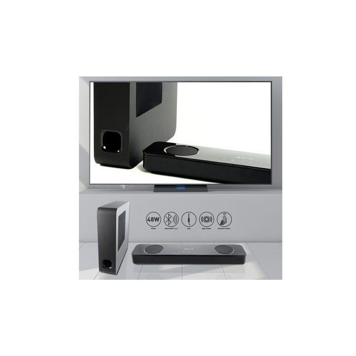 Bluetooth garso juostų sistema 2.1 Tellur Hypnos, 48 W, juoda