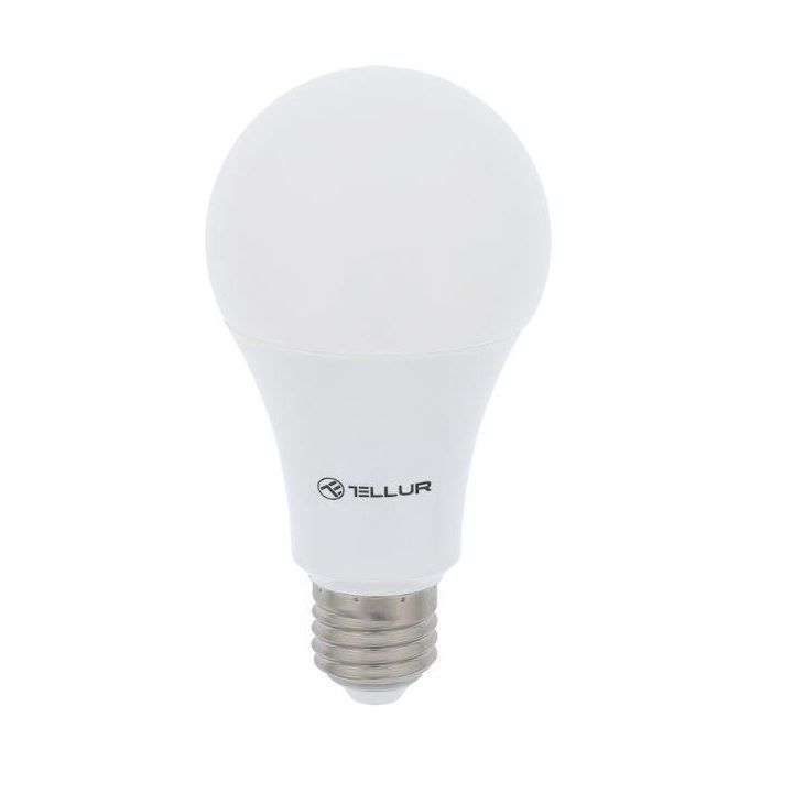 Išmanioji E27 lemputė su RGB ir reguliuojamu ryškumu Tellur, 10 W