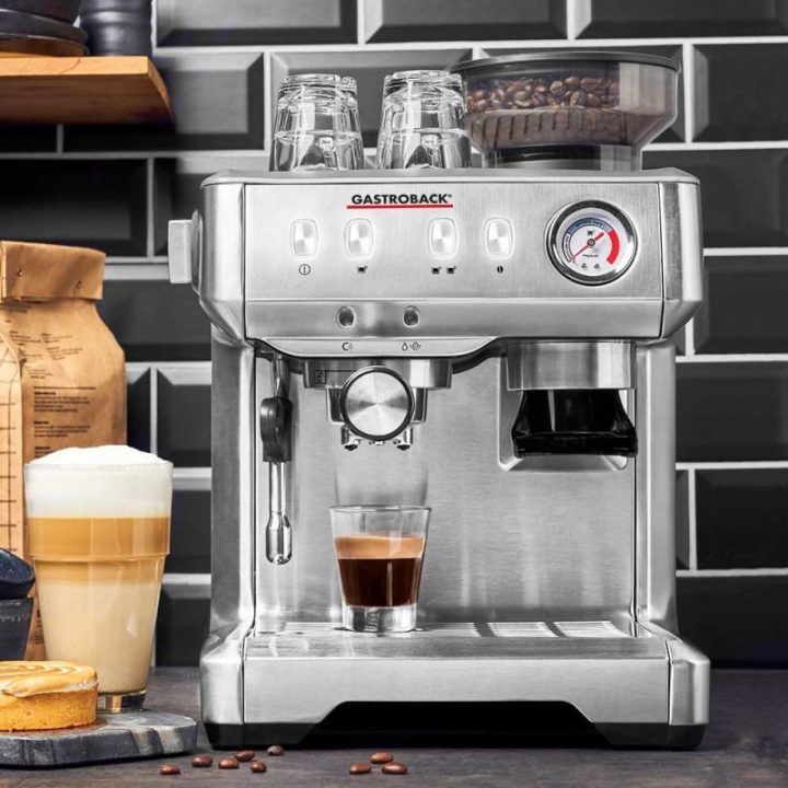 Espreso aparatas Gastroback Design Espresso Advanced Barista, 2,5 l, nerūdijančiojo plieno spalvos