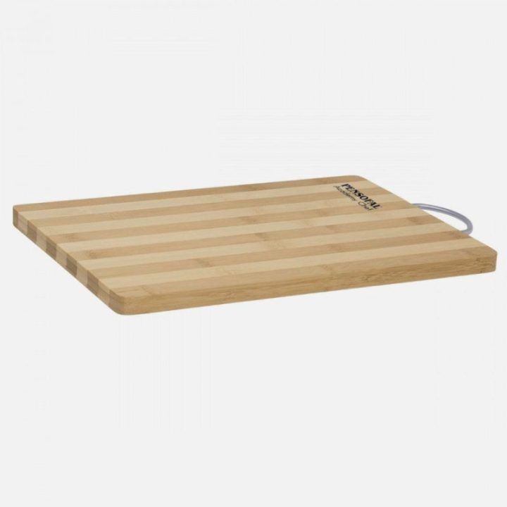 Bambukinė pjaustymo lenta su rankena Pensofal Academy Chef, 33,5 × 24 × 1,5 cm
