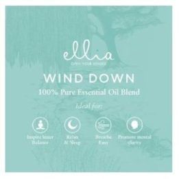 Eterinių aliejų mišinys Ellia Wind Down, 15 ml
