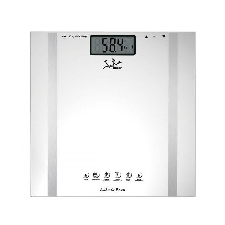 Elektroninės kūno sudėties svarstyklės Jata 532, 180 kg, baltos