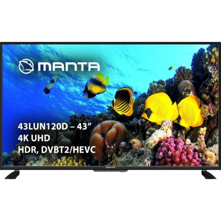 4K UHD televizorius Manta 43LUN120D, 43 colių