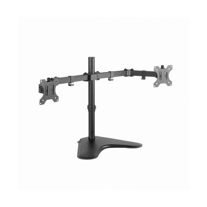 Dviejų monitorių stovas Sbox LCD-F024, iki 16 kg, juodas