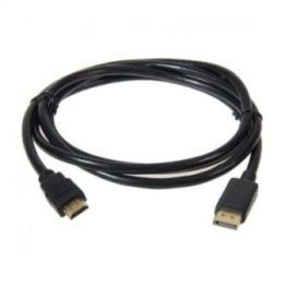 DP–HDMI kabelis su paauksuotais kištukais Sbox, 2 m, juodas