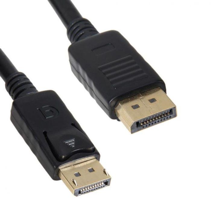 DP–HDMI kabelis su paauksuotais kištukais Sbox, 2 m, juodas