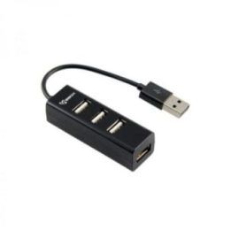 USB 2.0 šakotuvas Sbox H-204, 4 prievadai, juodas