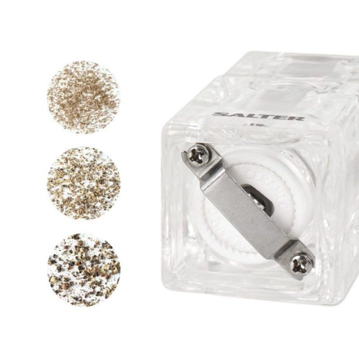 Druskos ir pipirų malūnėlių rinkinys Salter CLXR, 2 vnt., 9,7 × 5 × 9,7 cm
