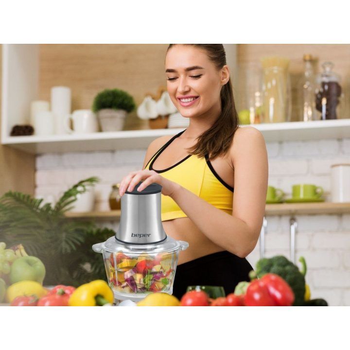 Maisto smulkintuvas su 1,5 l stikliniu indu Beper P102ROB001, 500 W