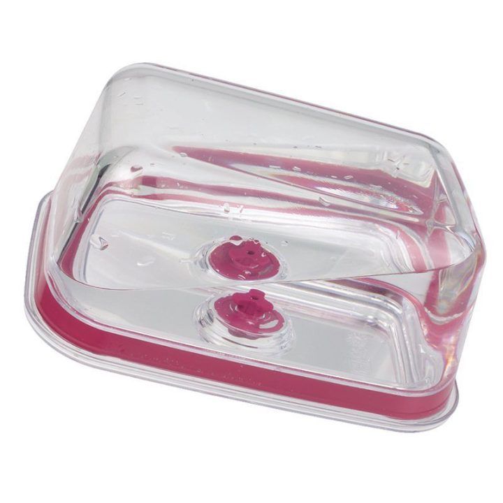Maisto laikymo indas su vakuuminės funkcijos dangčiu Jata HREC4200, 500 ml, 14 × 10 × 7 cm