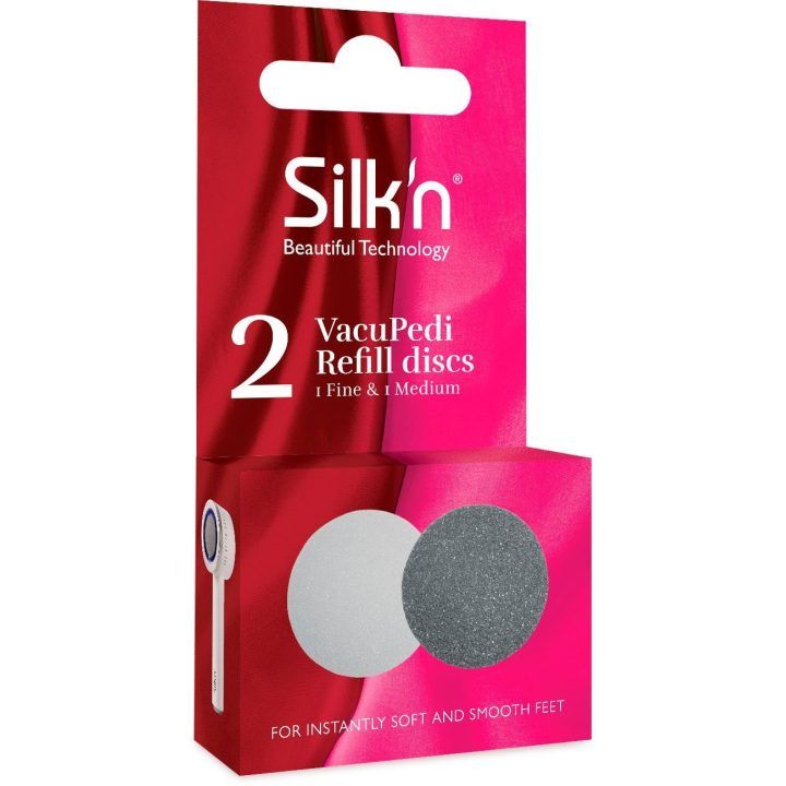 Pėdų šlifavimo diskų rinkinys Silkn VacuPedi, 2 vnt
