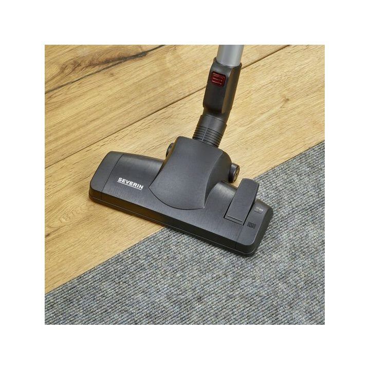 Dulkių siurblys su HEPA 13 filtru Severin BC 7047, 850 W, 4 l, baltas su raudona