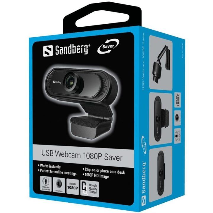 Internetinė vaizdo kamera USB 2.0 Full HD 1080p Sandberg Saver
