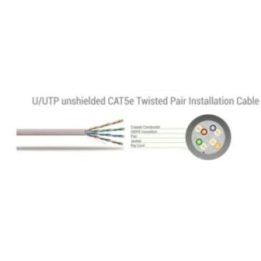 CAT5e tinklo kabelis Sbox UTP-1Y, 1 m, geltonas
