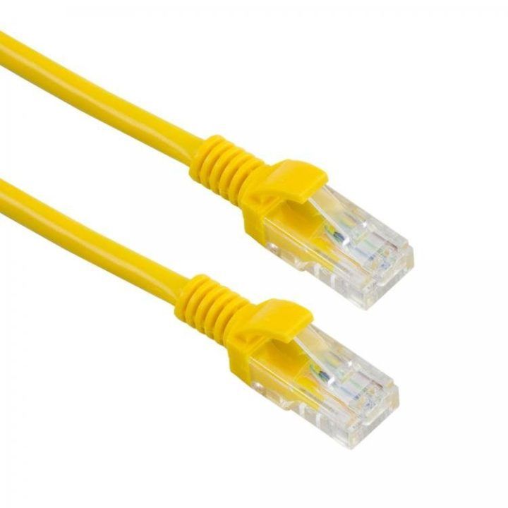 UTP tinklo kabelis Cat5e Sbox UTP-10Y, 10 m, geltonas