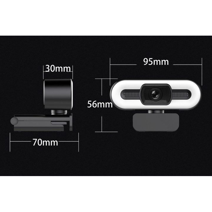 Internetinė vaizdo kamera su LED žiedu Manta W183, 1080p