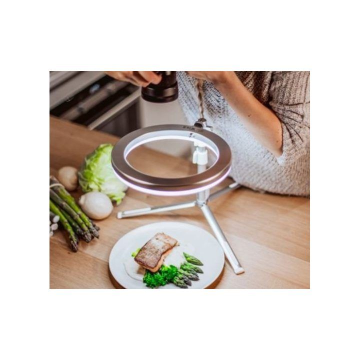 Žiedinė lempa su reguliuojamu trikoju Kodak RL001, 25 cm