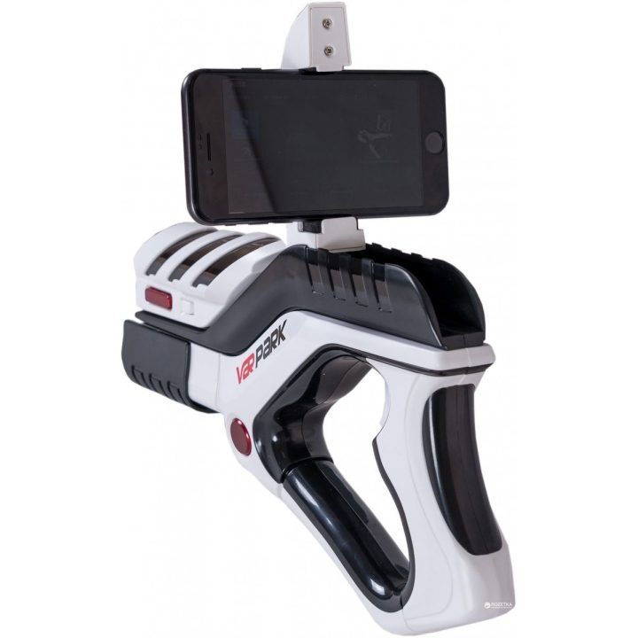 AR žaidimų pistoletas Android ir iOS įrenginiams Enjoy Life, juodos ir baltos spalvos