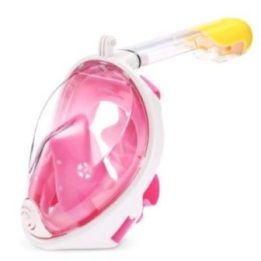 Viso veido nardymo kaukė Free Breath M2068G, S/M, rožinė