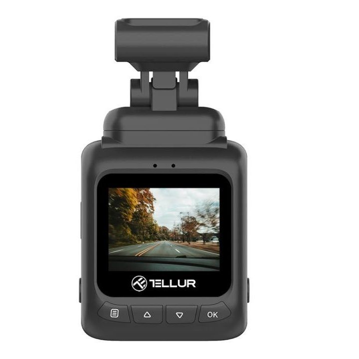 Automobilinis vaizdo registratorius 1080p Tellur Dash Patrol DC1, juodas