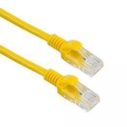 Tinklo kabelis RJ45–RJ45 Sbox UTP-2Y CAT5e, 2 m, geltonas