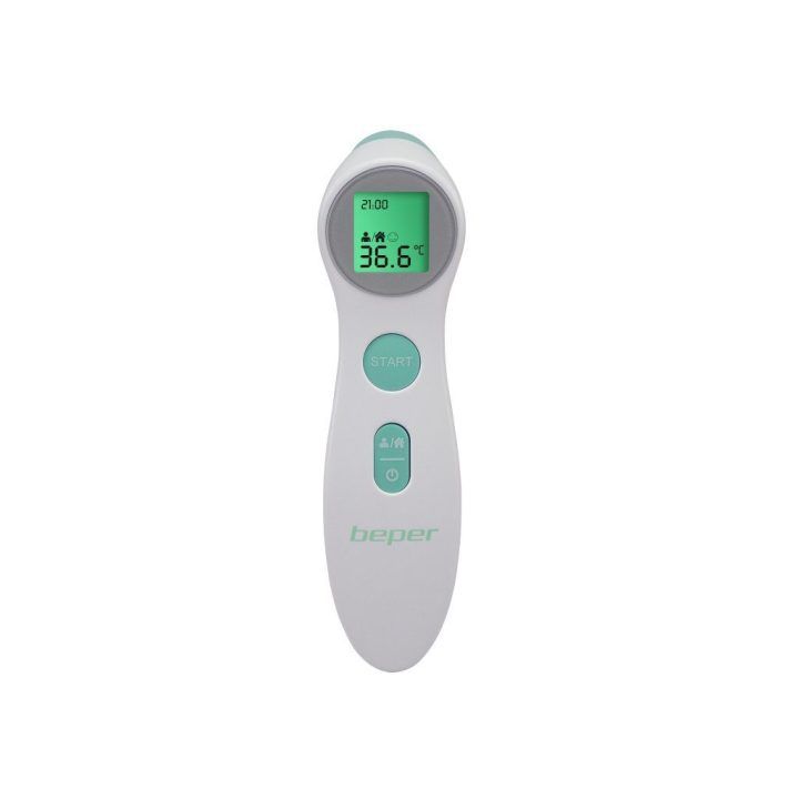 Bekontaktis infraraudonųjų spindulių termometras Beper P303MED001, 4,1 × 4,4 × 15,3 cm