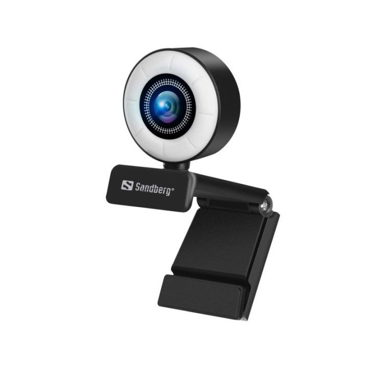 USB internetinė vaizdo kamera Sandberg Streamer, 1080p, juoda