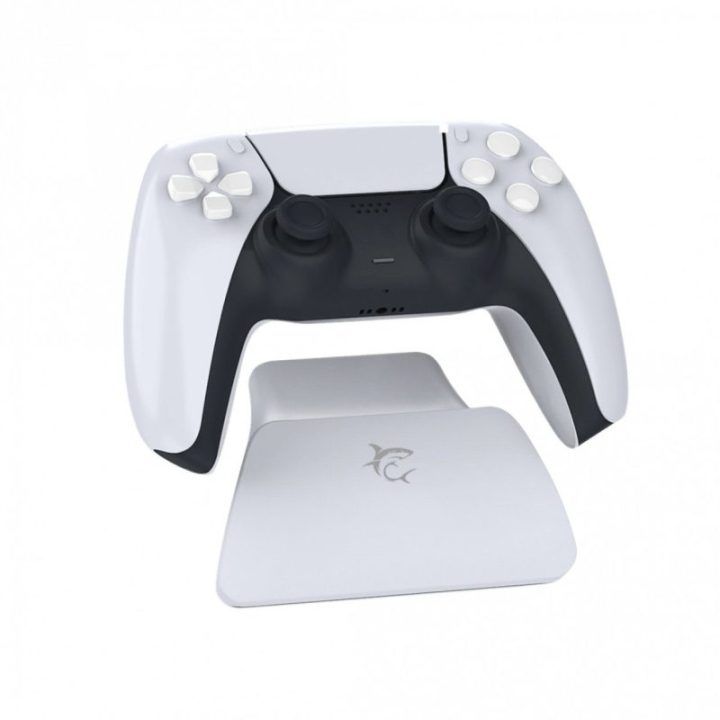 PS5 valdiklio stovas White Shark SUBMISSION, baltas