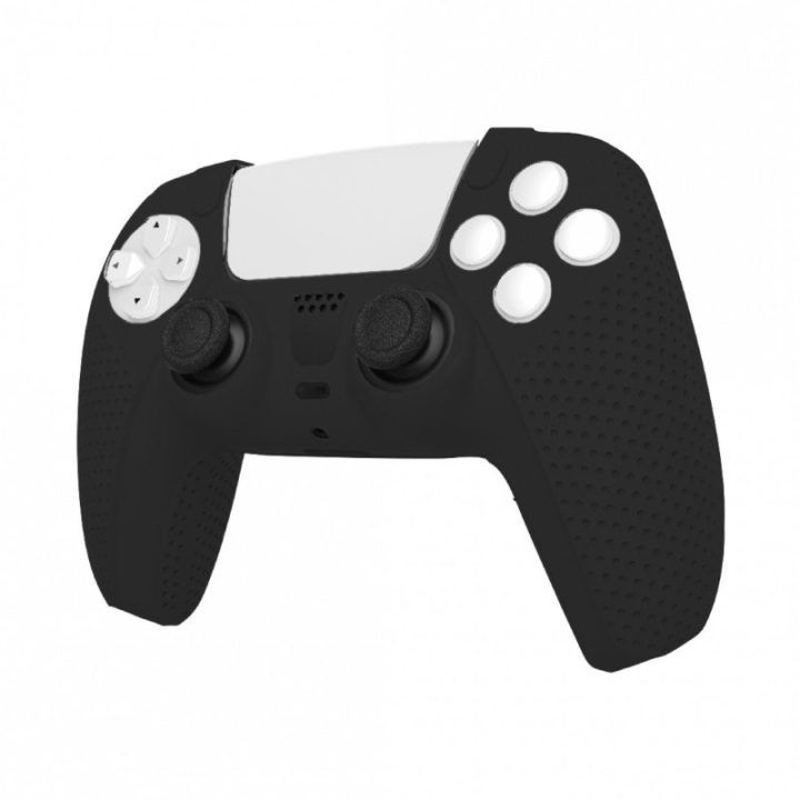Silikoninis dėklas PS5 valdikliui White Shark Body Lock, juodas