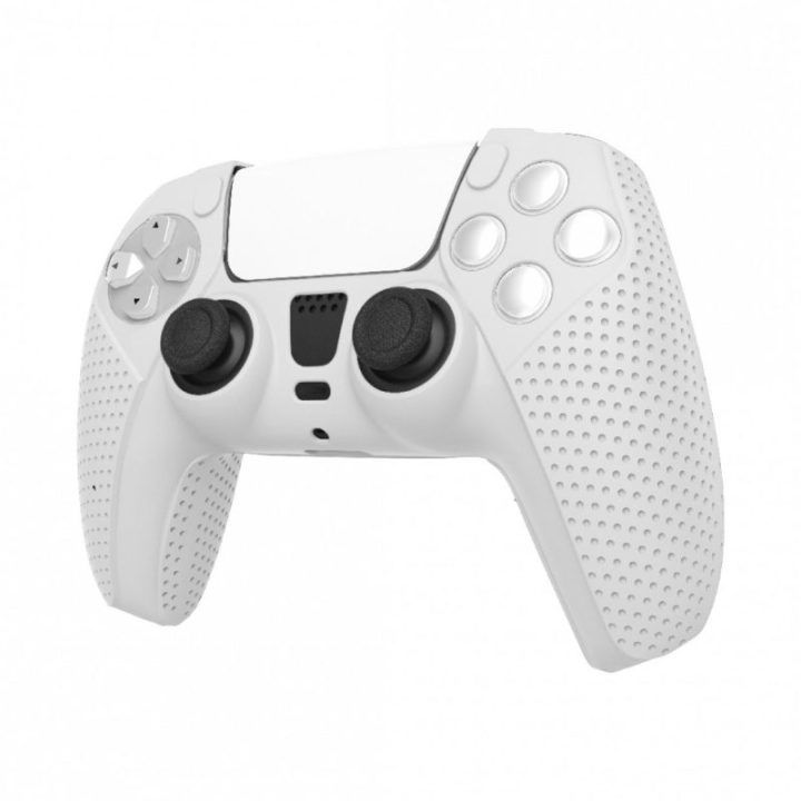 Silikoninis dėklas PS5 valdikliui White Shark BODY LOCK, baltas