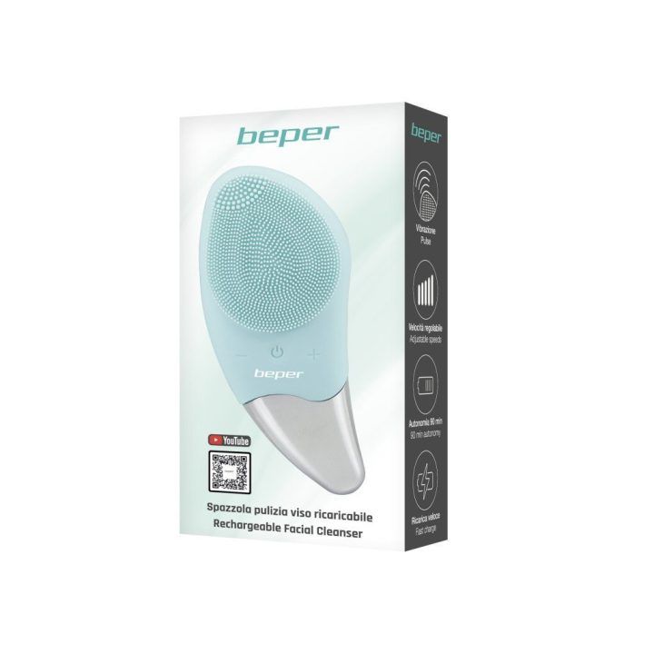 Silikoninis garsinis veido valymo prietaisas Beper P302VIS002, 13 × 5,5 cm