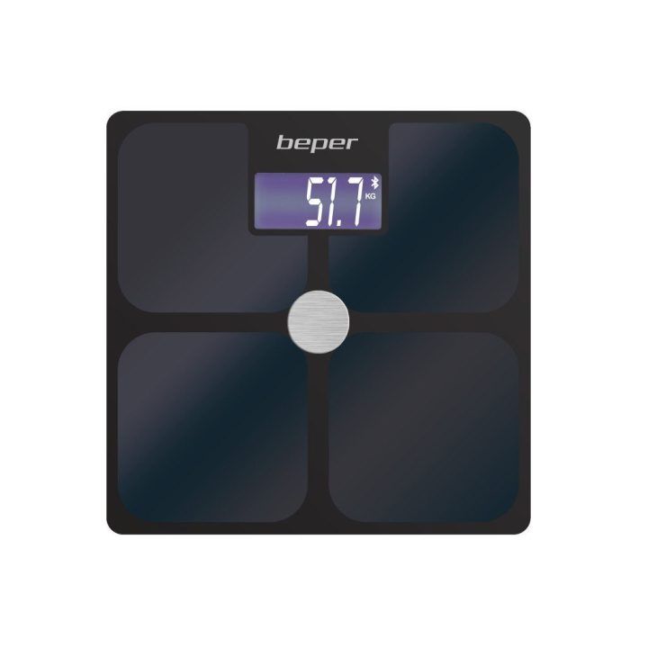 Kūno sudėties svarstyklės su Bluetooth Beper P303BIP050, 30 × 30 × 2,5 cm