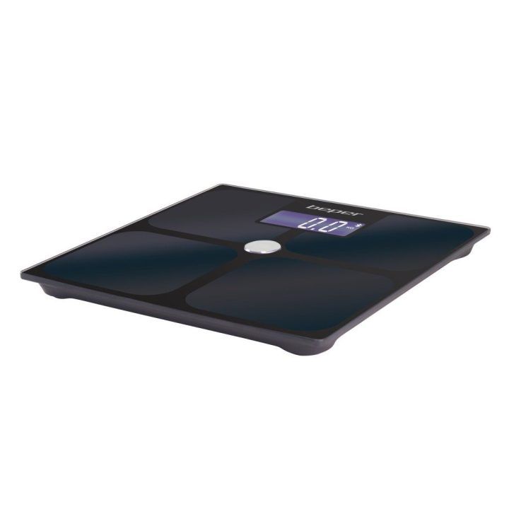 Kūno sudėties svarstyklės su Bluetooth Beper P303BIP050, 30 × 30 × 2,5 cm