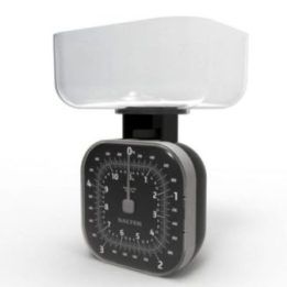 Mechaninės virtuvinės svarstyklės su 1,3 l indu Salter Premium, 5 kg