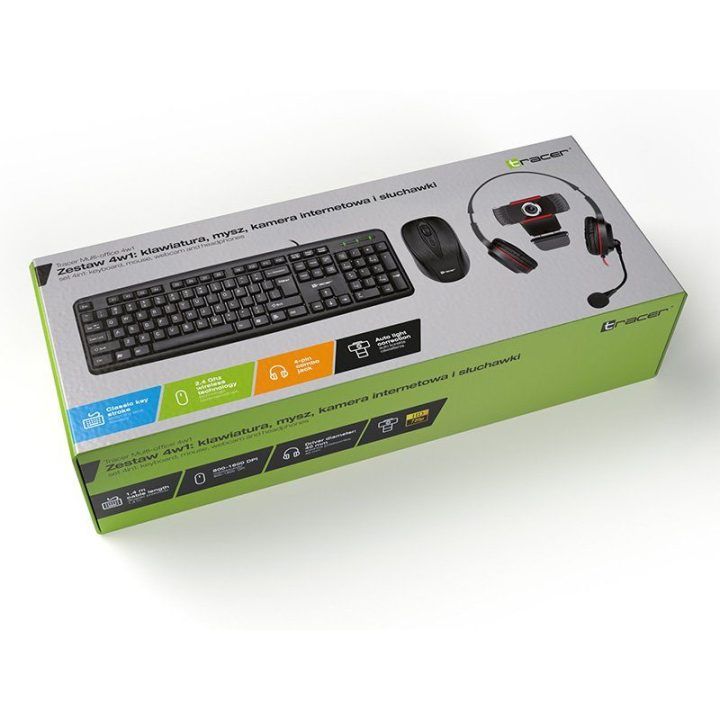 Kompiuterio priedų rinkinys Tracer Multi office, 4 vnt