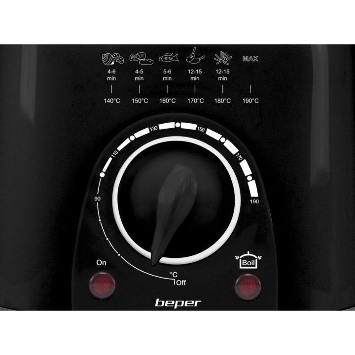 Elektrinė gruzdintuvė Beper P101FRI100, 1 l, 950 W