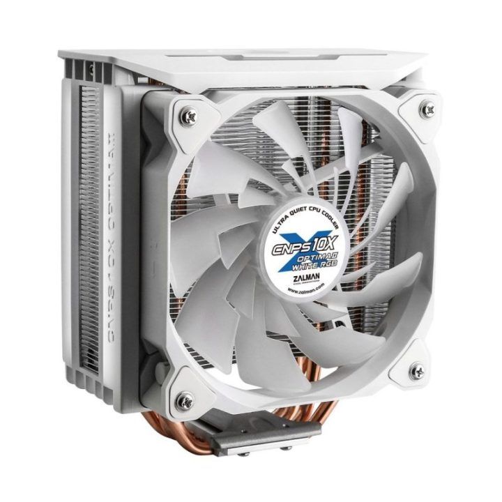 Procesoriaus aušintuvas su RGB apšvietimu Zalman CNPS10X OPTIMA II, 120 mm, baltas