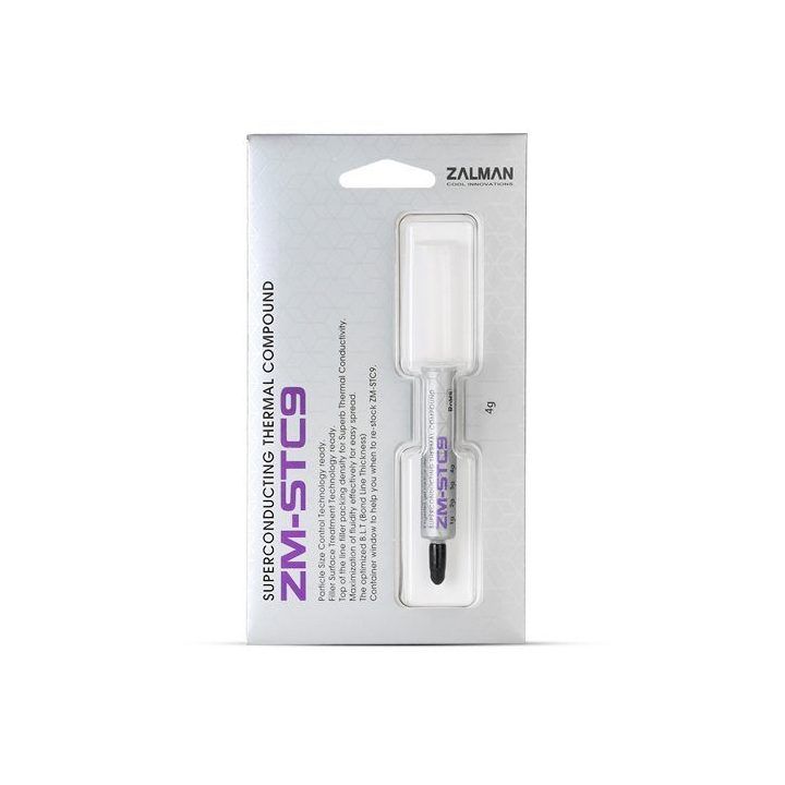 Termopasta Zalman ZM-STC9, 9,1 W/(m·K), 4 g, pilka