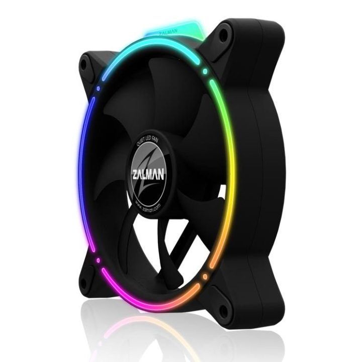 ARGB korpuso ventiliatorius Zalman ZM-RFD120A, 120 mm, juodas