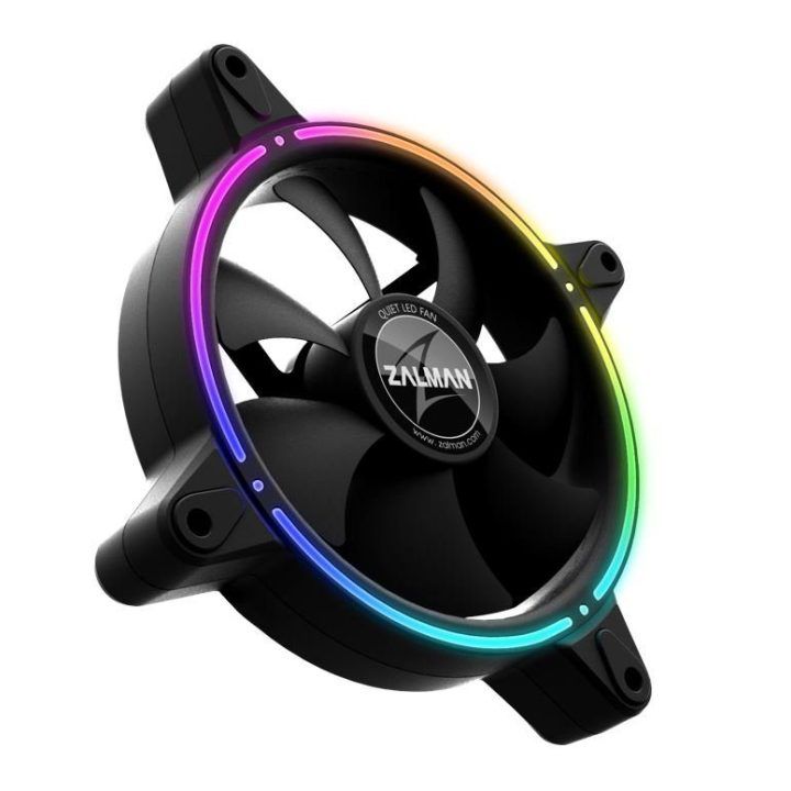 ARGB korpuso ventiliatorius Zalman ZM-RFD120A, 120 mm, juodas
