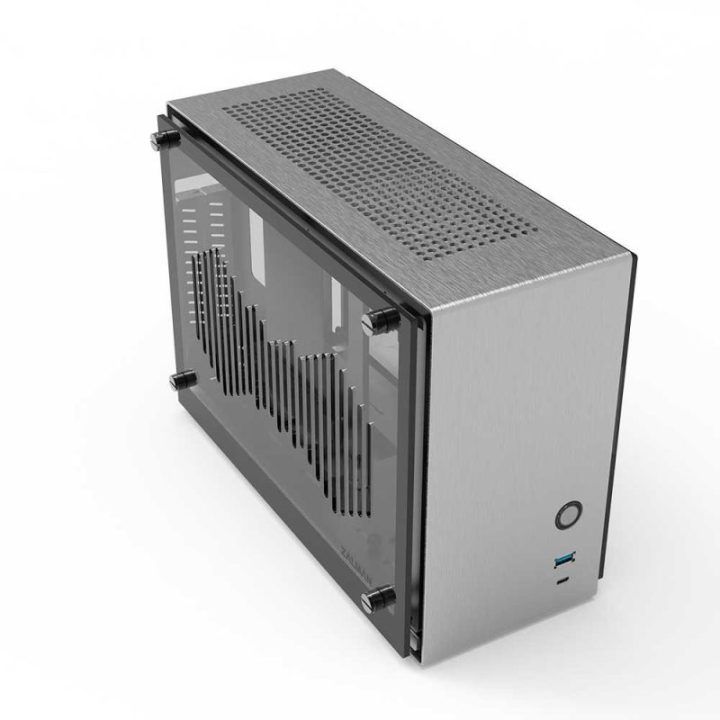 Mini-ITX kompiuterio korpusas Zalman M2, sidabro spalvos