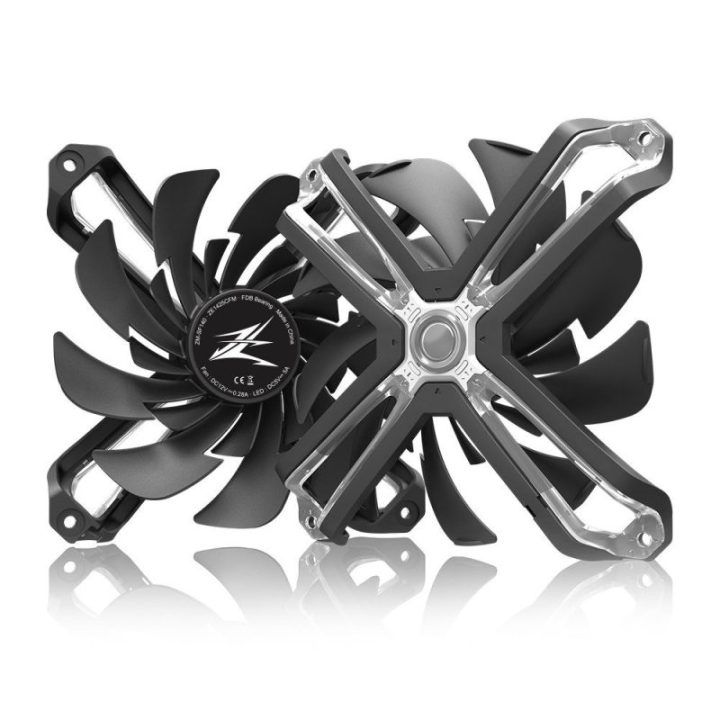ARGB korpuso ventiliatorius Zalman ZM-SF140, 140 mm, juodas