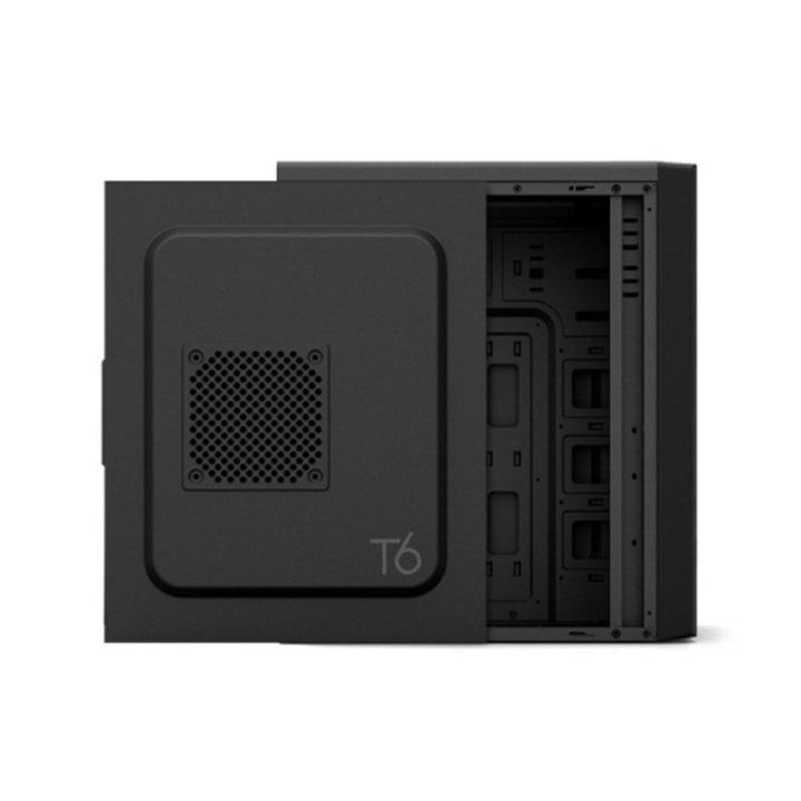 ATX kompiuterio korpusas su optinio disko įrenginio vieta Zalman T6, juodas