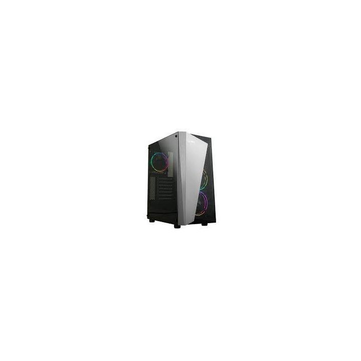 ATX kompiuterio korpusas su 120 mm RGB ventiliatoriais Zalman S4 Plus, juodas