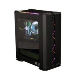 Kompiuterio korpusas su 4 ARGB ventiliatoriais Zalman X3, juodas